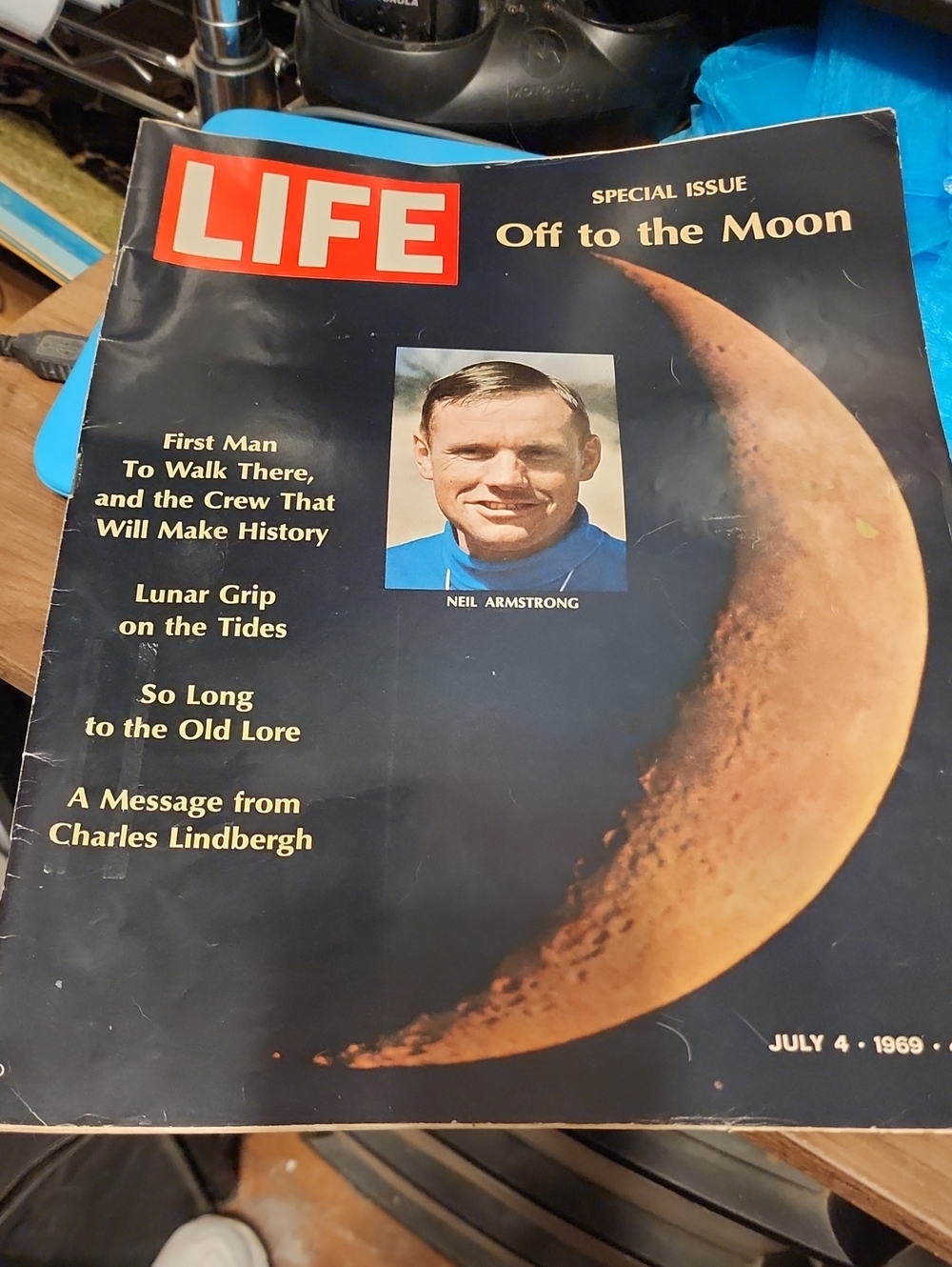 Life Magazine Special Issue Off To The Moon - Vintage Moon Print